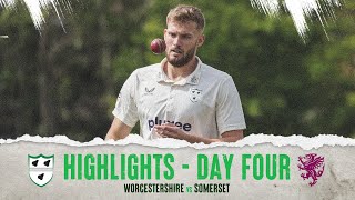 Worcestershire vs Somerset  Day Four Highlights [upl. by Nwavahs]