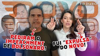 MANIFESTAÇÕES COM PARTIDOS POLÍTICOS BANCADA EM DEBATE POLÊMICO SOBRE O PARTIDO NOVO [upl. by Broek912]