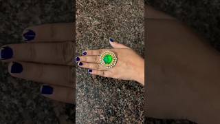 Finger Ring 💍 fingerring diy ring handmade stonerings [upl. by Eda]