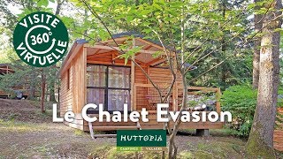 Le Chalet Evasion  Hébergement Pierre amp Bois by Huttopia [upl. by Mil]