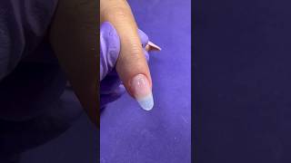 Uñas forma almendra con tips 💅🏻 uñas uñasacrilicas [upl. by Jenilee]