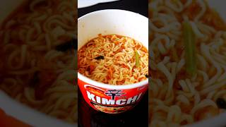 A big bowl of Nongshim Shin Kimchi ramen [upl. by Yoccm]