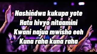 KUTEMBEA NAWE lyrics gospel swahili song Rebekah Dawn [upl. by Edana]