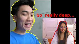 Ricegum makes Saleenerz blush and tells him to go deep [upl. by Aydne118]