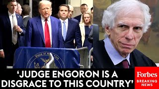 BREAKING NEWS Trump Goes Off On Judge Engoron After Appeals Court Reduces His Bond To 175 Million [upl. by Ingar]