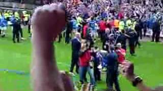 Glasgow Rangers Champions 09 Singin Songs at Tannadice [upl. by Ahserak860]