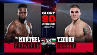 GLORY 90 Teodor Hristov vs Murthel Groenhart  Full Fight [upl. by Radmilla]