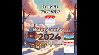 Français Calendrier 2024 [upl. by Shivers]