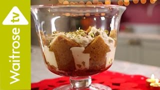 Orange and Ginger Syllabub Trifle  Waitrose [upl. by Llerruj]