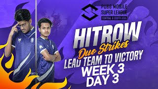 HitRows 10 elimination  HitMan 1v4  A1 inside the top 10 among all PMPL teams [upl. by Bodwell58]