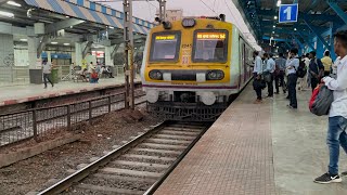 Mumbai Local Train Sewri Railways Station [upl. by Lanam]