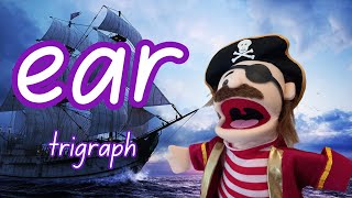 ear Trigraph Phonics with Pirate Peter [upl. by Mw]