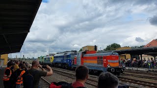 Parada Lokomotyw w Żaganiu 2092023r krótki filmik stworzony z zdjęć i filmów z parady 🚂🛤🇵🇱😁❤️ [upl. by Wood785]