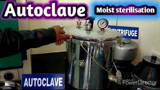 Autoclave  Moist sterilisation  Microbiology Lab [upl. by Reema851]