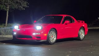 LED Lights Upgrade  1993 Mazda RX7 R1 [upl. by Bierman]