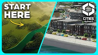 STARTING a NEW riverside city in CITIES SKYLINES 2 [upl. by Alil]