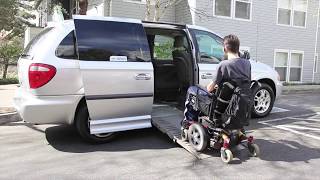 Driving Demonstration of a Handicap Minivan  Wheelchair Accessible Van [upl. by Anerhs]