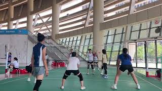 排球🏐 排球比赛 小短腿跑得还不够快，继续努力 [upl. by Milzie]