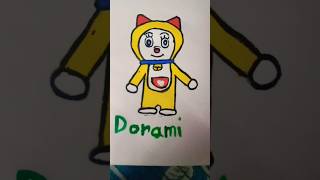 Dorami drawing 🧡❣️💓💕shots [upl. by Libna]