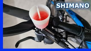 Shimano Hydraulik Bremse entlüften  auffüllen Fahrradwerkstatt [upl. by Flemings302]