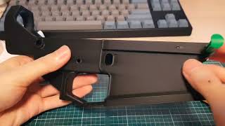 Tokyo Marui MWS base AR10 lower receiver  2 [upl. by Eimas]