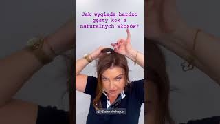 GLAM Hair Shop Jak wygląda kok z bardzo gęstych włosów [upl. by Anwahsiek]