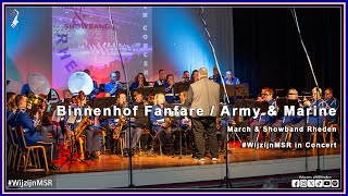 WijzijnMSR in Concert  Binnenhof Fanfare en Army amp Marine [upl. by Peti]