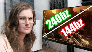 240Hz vs 144Hz Can a NOOB tell the difference [upl. by Frodine]