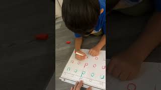 Letter tracing for my 4 yr oldabc [upl. by Olympia]