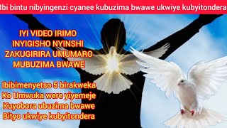 Ibi bimenyetso 5 nubyiyumvamo uzamenyeko mwuka wera yageze muri wowe kd yenda kuguha imbaragaEric [upl. by Yi]