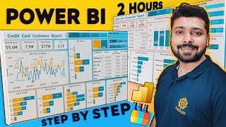 POWER BI Full PROJECT for Data Analysis with Practical Guide  End to End Power BI Dashboard Project [upl. by Ardelia]