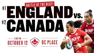 Canada 2 vs England 1 at BC Place October 12th [upl. by Acinorej]