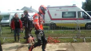 Ryan Farquhar 09 FAUGHEEN 50 THE PADDOCK restart 1000cc SUPERBIKES [upl. by Alrahc]