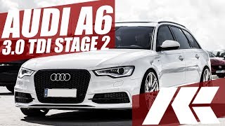 Audi A6 4G 30 TDI STAGE 2 powered by Kuzka Performance [upl. by Ahsym]