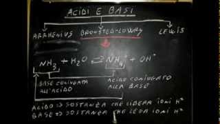 CORSO DI CHIMICA GENERALE  LEZIONE 67  PARTE 1  ACIDI E BASI [upl. by Aciria]