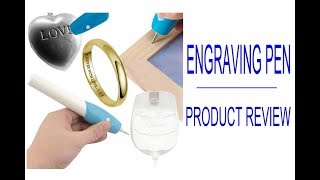 Engraving Pen  Product Review [upl. by Desdee76]