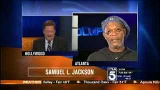 Samuel L Jackson DESTROYS News Anchor Im Not Laurence Fishburne YOU MORON [upl. by Strage938]