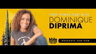 First Things First wDominique DiPrima Streams Live Weekdays 6am [upl. by Aliuqat]