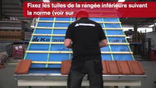 Conseils de mise en oeuvre Koramic 1 Pose des tuiles [upl. by Lenssen]