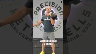 Kettlebell Complex  Every 40 Seconds  Row Clean Snatch kettlebellworkout [upl. by Atirys]