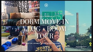 Dorm Movein Vlog  Room Tour  Ncat Morrow Hall [upl. by Suiluj715]