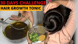 Long Hair Tonic Stop Hair Thinning amp Hair Fall Extreme Long Thick Hair Growth in 30 DaysHair Oil [upl. by Mikaela]