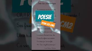 Joie du printemps poesie [upl. by Eberly]