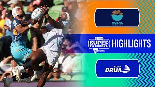 Super Rugby Pacific 2024  Moana Pasifika v Fijian Drua  Round 2 Highlights [upl. by Nicoli]