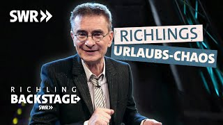 FlugChaos und BahnKollaps Richlings Tipps für den Urlaub  richling backstage [upl. by Neeka226]