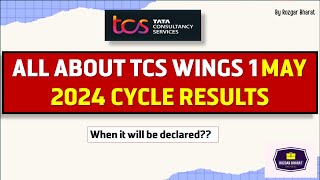 TCS WINGS 1 May 2024 Cycle Result Expected Date [upl. by Ylerebmik]