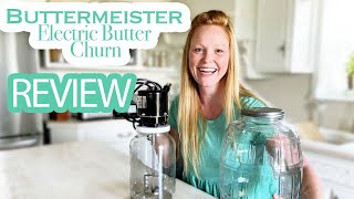 Buttermeister Electric Butter Churn Review  Pros amp Cons  How to Make Butter in an Electric Churn [upl. by Ekul]