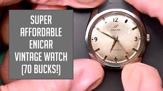 Enicar Ocean Pearl Affordable Vintage Watch Restoration [upl. by Aniaj832]