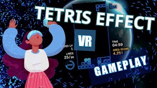 Tetris Effect VR  Gameplay  Oculus Quest 2 4k 60FPS [upl. by Neona]