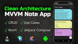 How to Make a Clean Architecture Note App MVVM  CRUD  Jetpack Compose  Android Studio Tutorial [upl. by Tome]